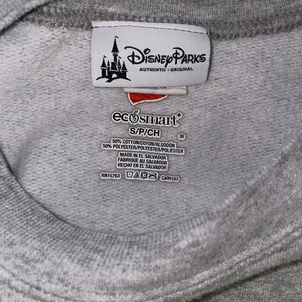 Walt Disney Parks Adult Discover the Magic Crewneck Sweatshirt Size Small Gray - Picture 4 of 11